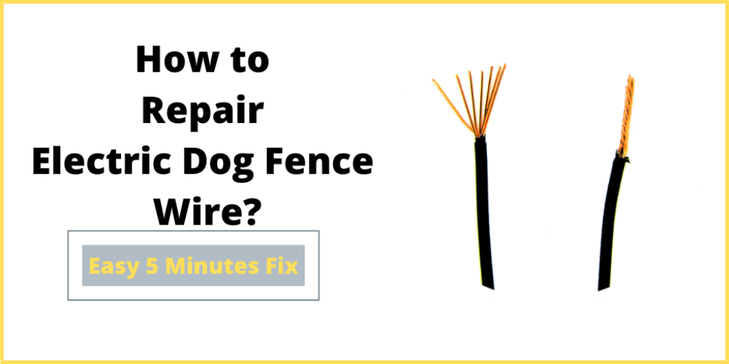 How to Repair Electric Dog Fence Wire?